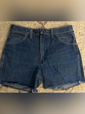 Wrangler Classic Blue Denim Cutoffs